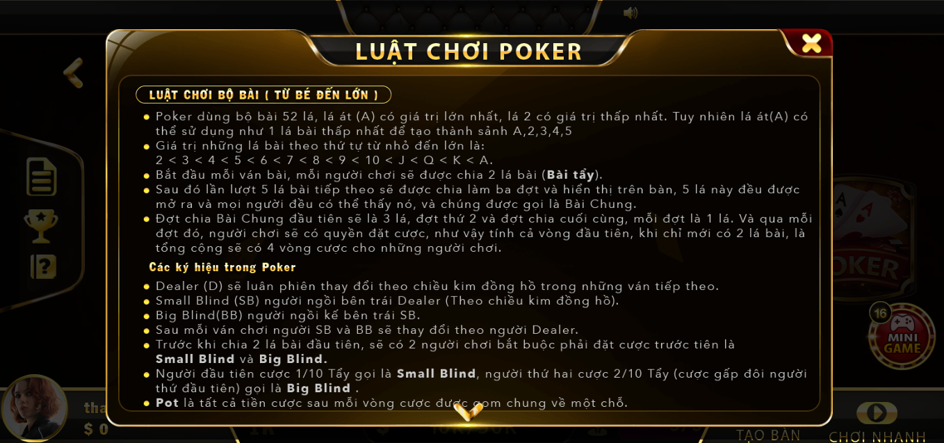 Cách chơi Poker được đánh giá ở mức khá đơn giản