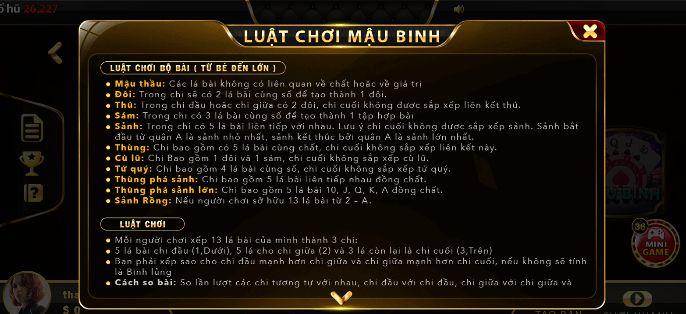 Người tham gia nên nắm rõ luật chơi khi tham gia bất kỳ trò chơi nào