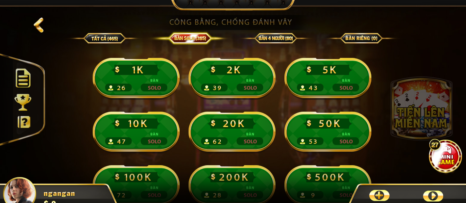 Những lá bài đồng chất được người chơi chú ý đầu tiên