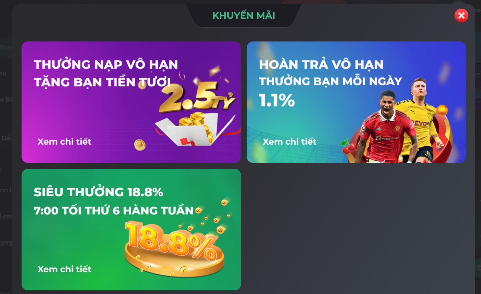 Khuyến mãi hấp dẫn đến từ nhà cái uk88