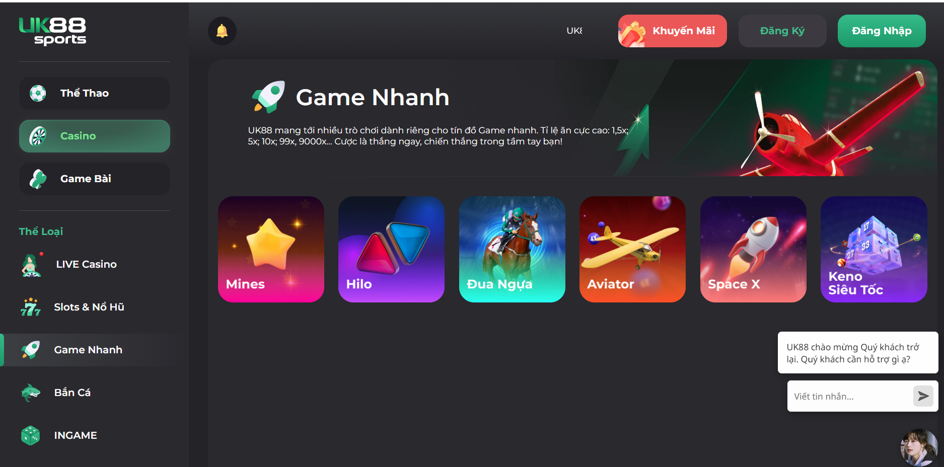 Game nhanh thu hút sự chú ý của nhiều người chơi