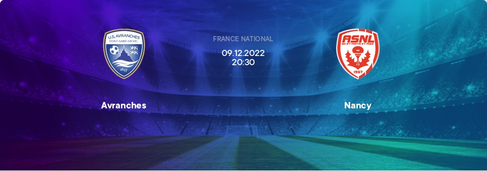 Cuộc đối đầu giữa Avranches vs Nancy