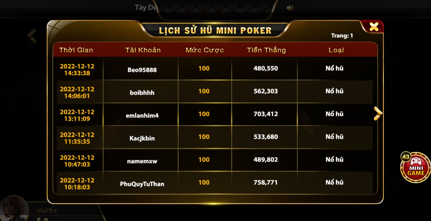 mẹo thắng lớn khi chơi mini poker