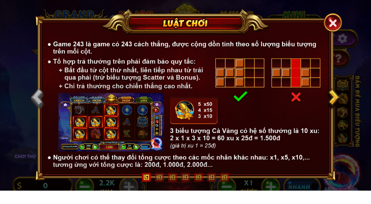 Luật chơi Slot Tứ linh cực đơn giản và dễ hiểu