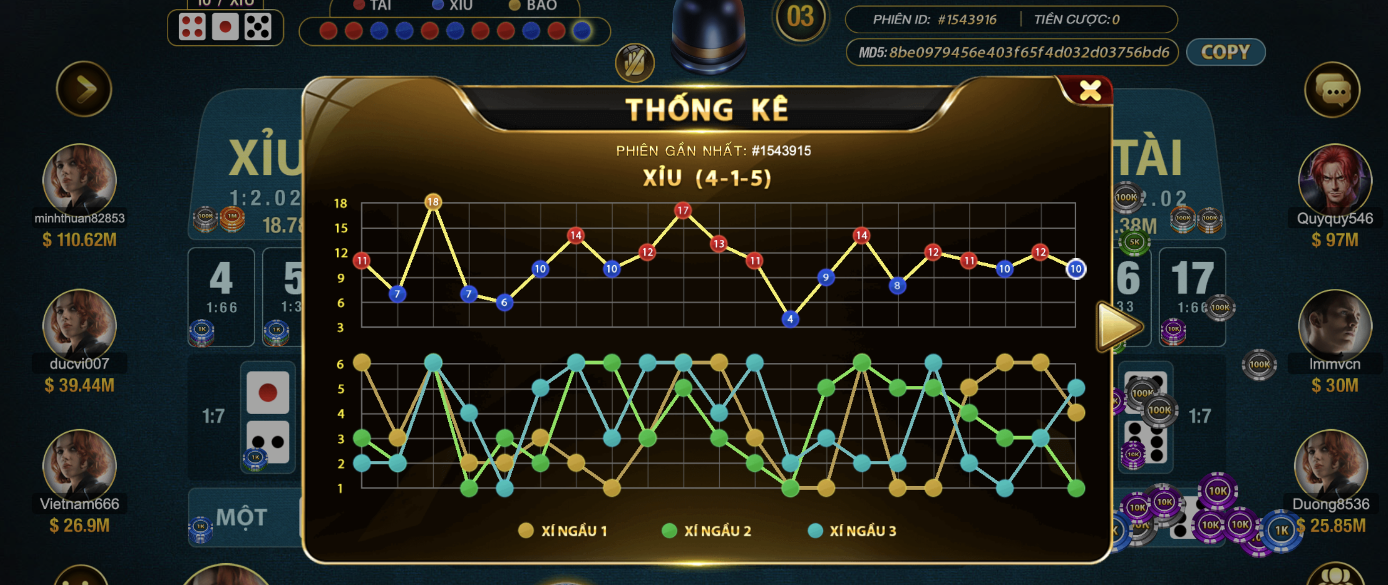Luật chơi của game Tài xỉu sảnh rồng tại nhà cái UK88 cực đơn giản