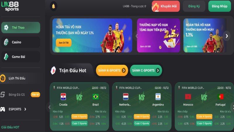 Nhà cái UK88 với nhiều điểm đặc biệt thu hút người chơi