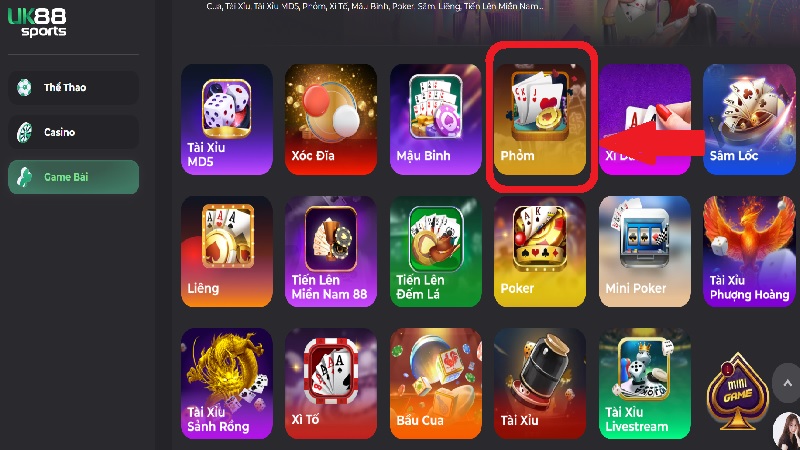 Kinh nghiệm câu bài tạo Phỏm sáp tại nhà cái UK88bet