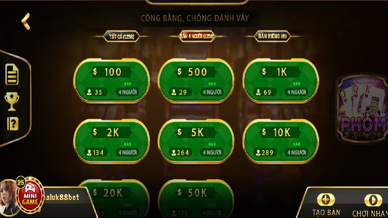 Những ưu điểm đặc sắc của game đánh bài Phỏm UK88