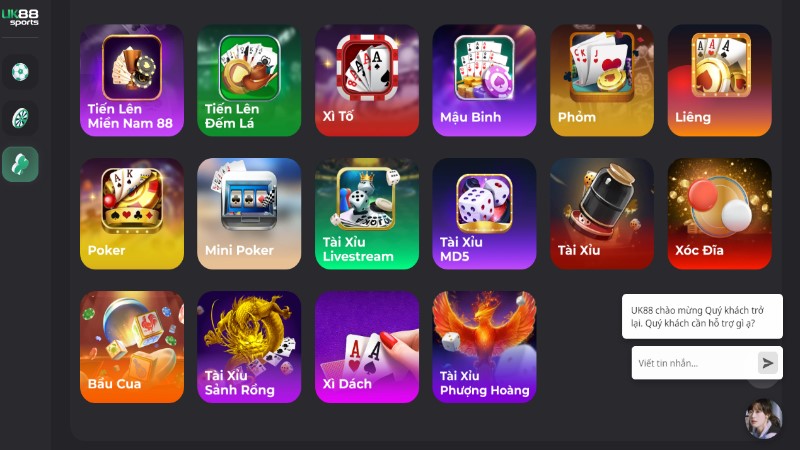 game bài uy tín uk88