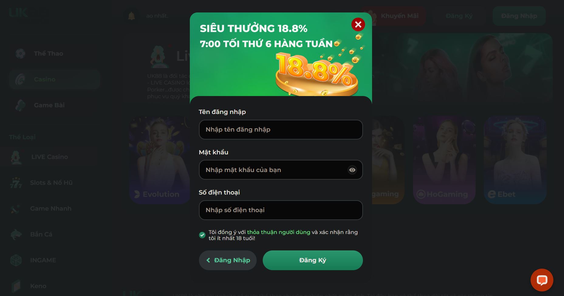 đăng ký uk88