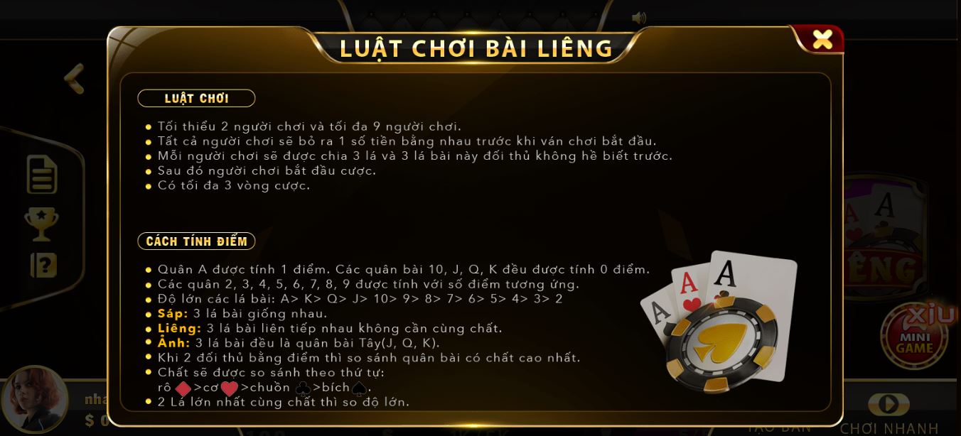 Luật đánh bài liêng online tại nhà cái UK88 vip
