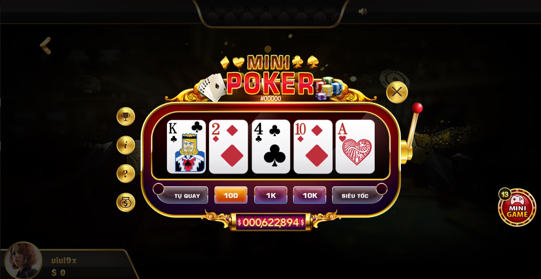 mini poker game nổ hũ cực hot tại uk88