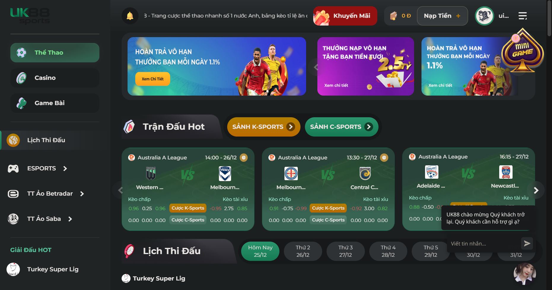 uk88 là nhà cái uy tín được nhiều game thủ tin tưởng