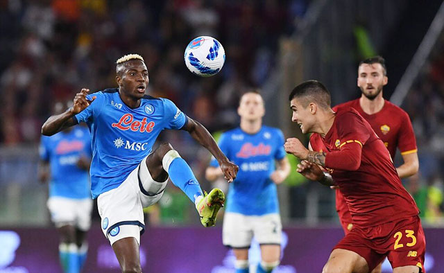 Phía Napoli và cả AS Roma đã có công bố chính thức về đội hình
