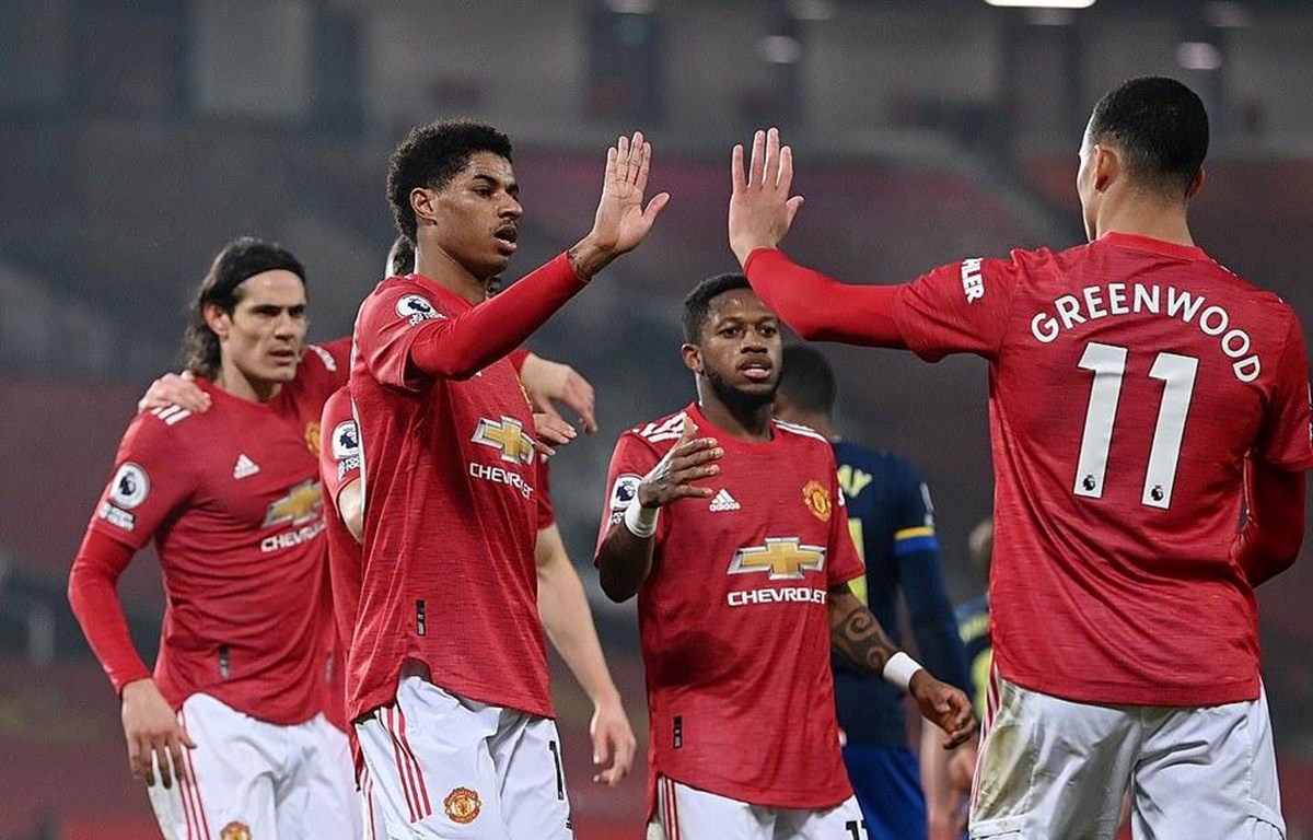 Man Utd là cái tên chễm chệ với ngôi vị dẫn đầu