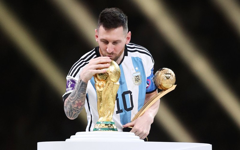 Phần trăm bình chọn cho vị trí số 1 của Messi