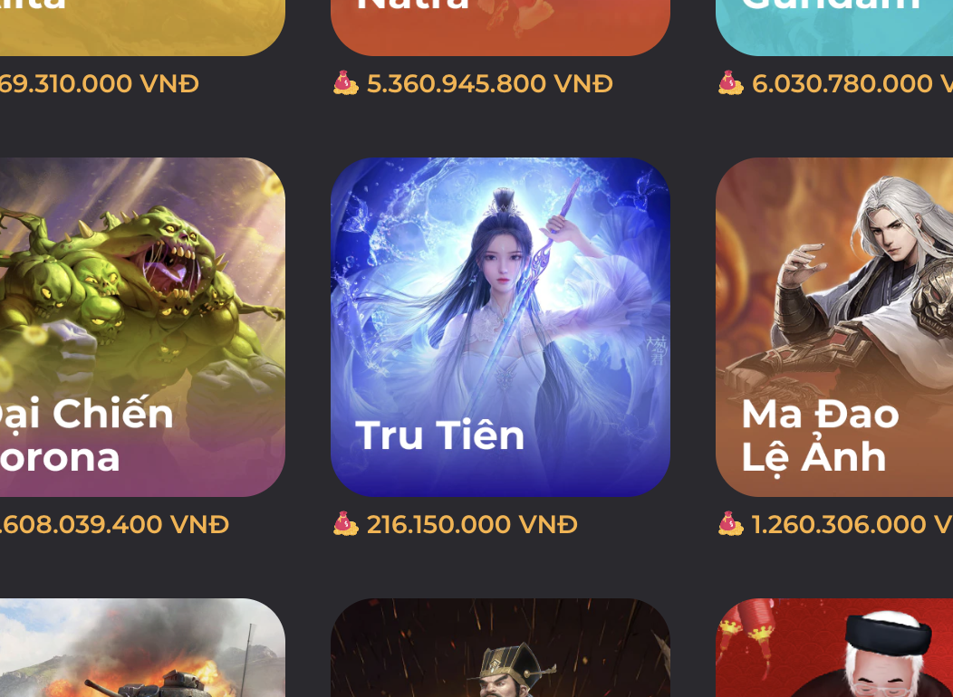 Game nổ hũ Tru tiên tại nhà cái UK88