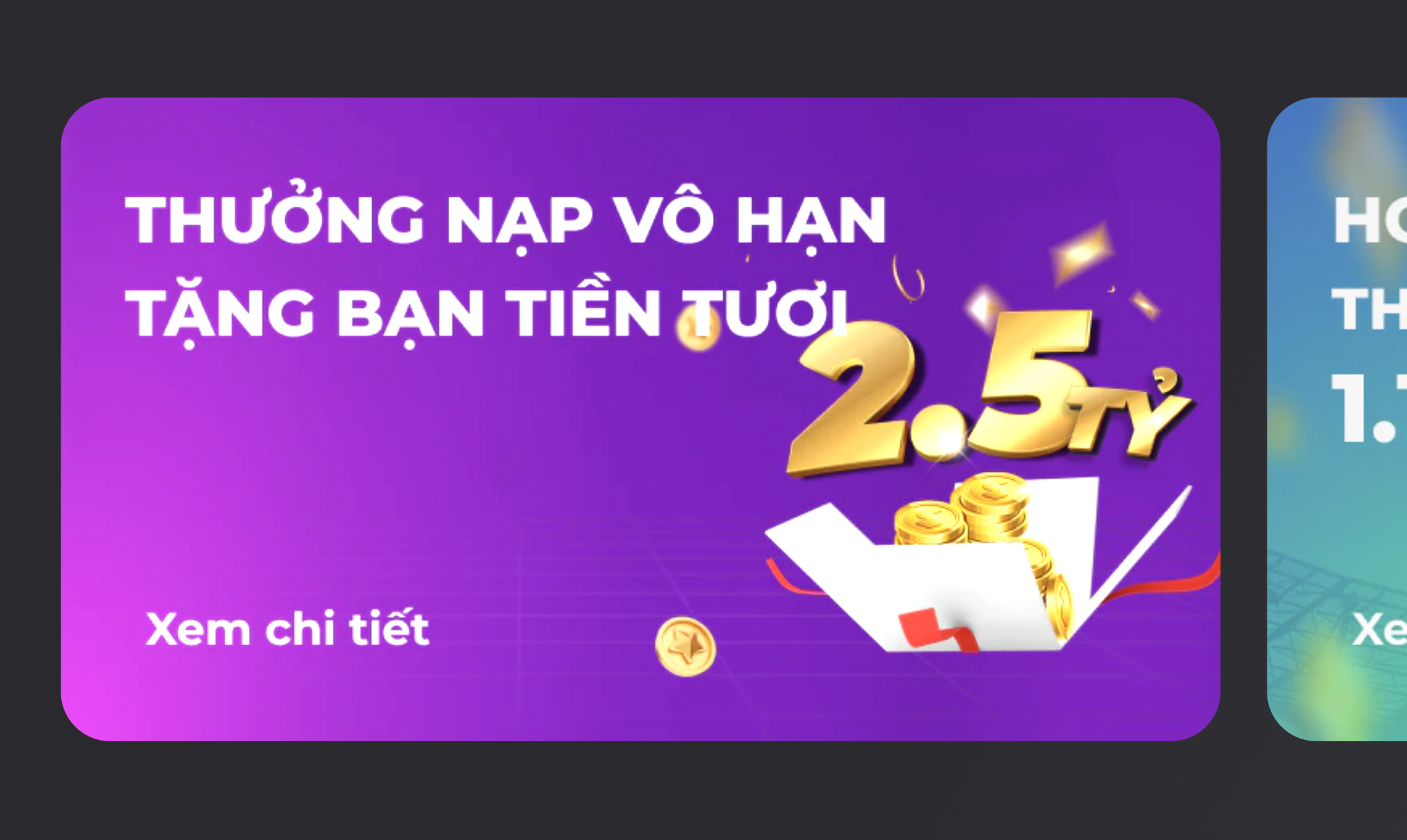 Chương trình nhận thưởng nạp vô hạn tại UK88