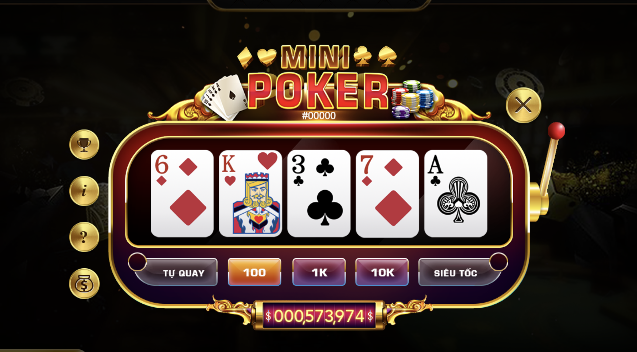 Hướng dẫn chơi game Mini Poker tại UK88 VIP