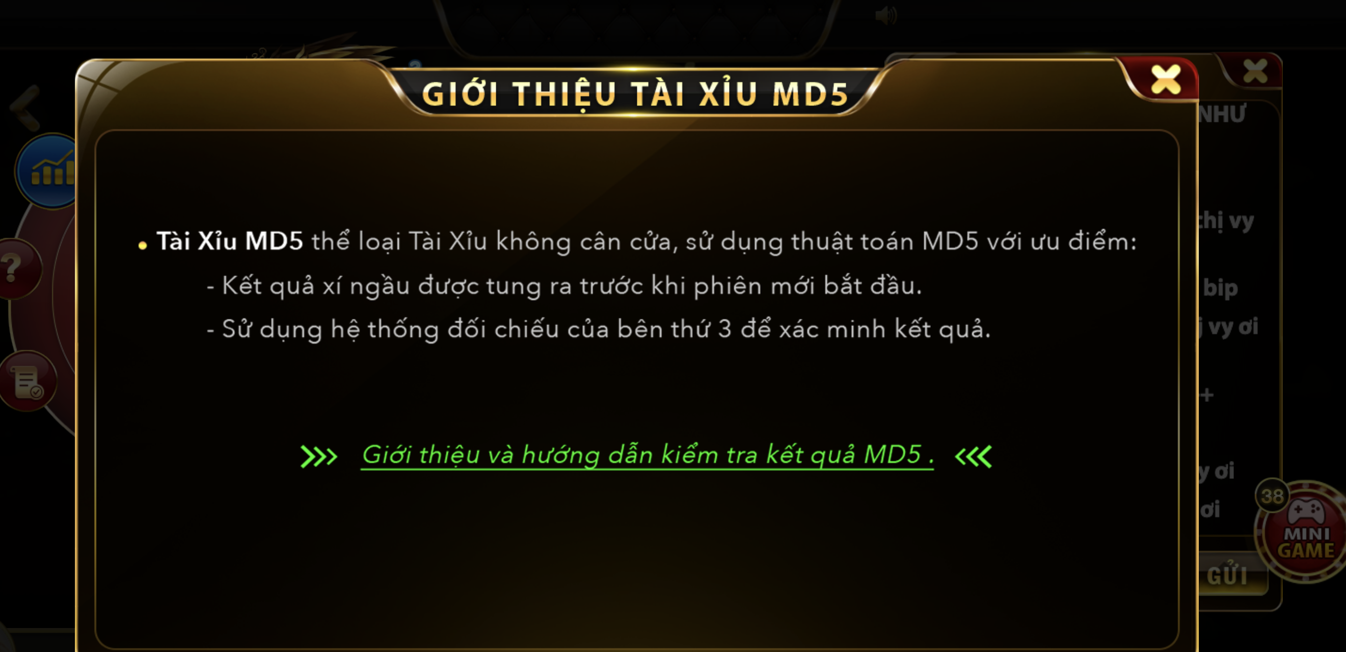 Luật chơi Tài xỉu MD5 tại nhà cái UK88
