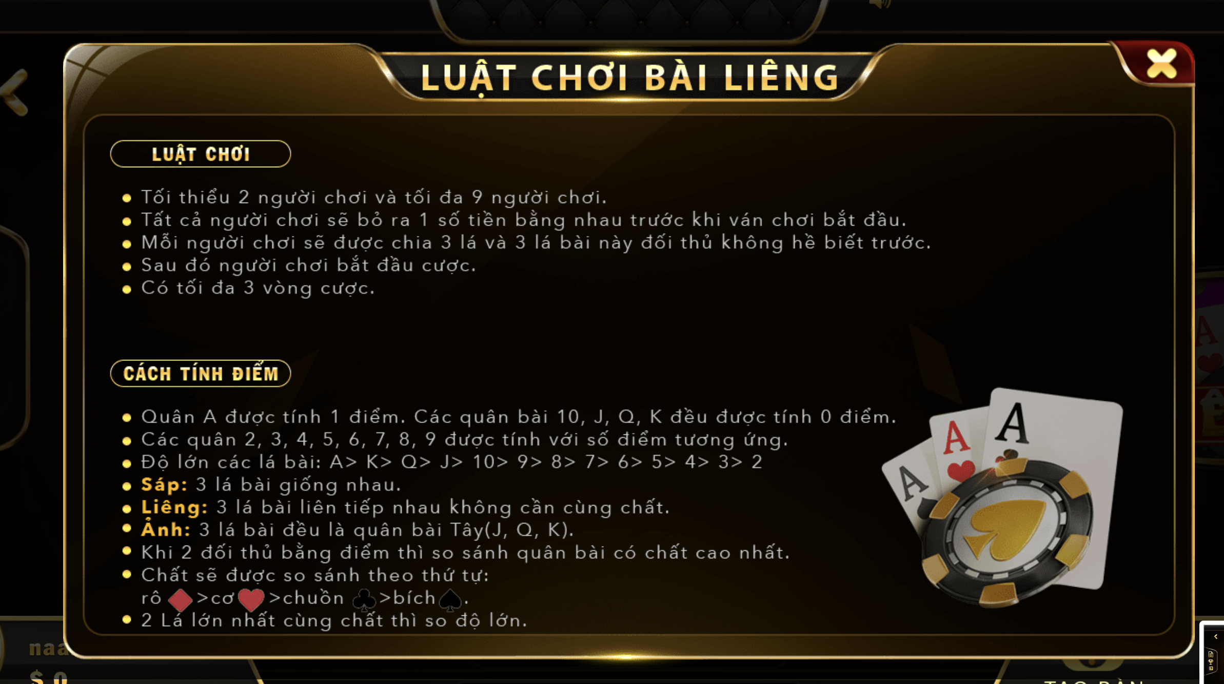 Các thuật ngữ trong bài Liêng tại UK88 VIP