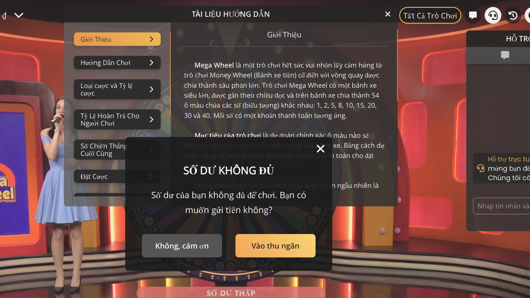 Luật chơi Mega Wheel của nhà cái UK88