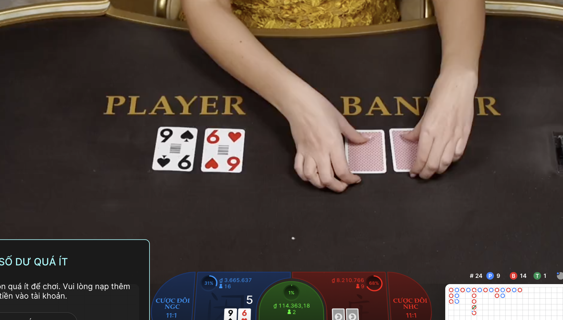 Kinh nghiệm đánh casino Baccarat tại UK88 VIP