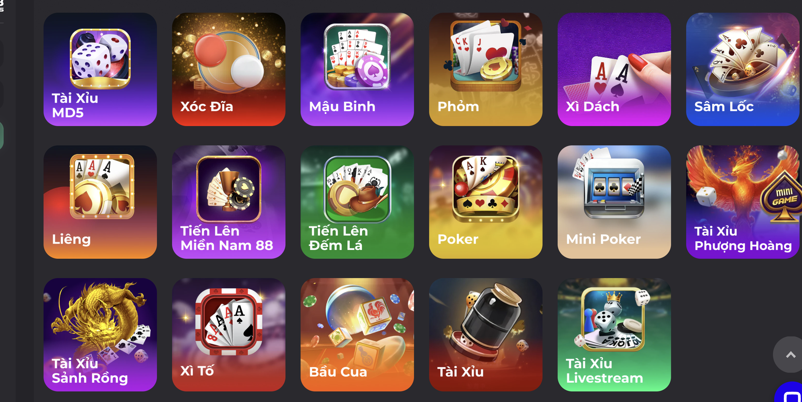 Kho game bài tại nhà cái UK88