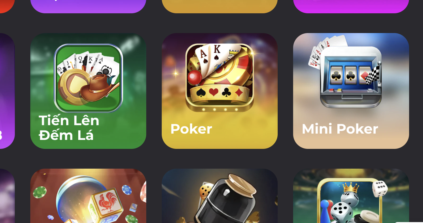Poker là game bài xuất hiện nhiều nhất tại các nhà cái online