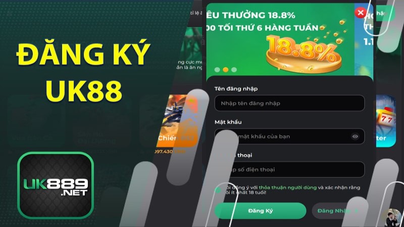 Các bước thực hiện tham gia khuyến mãi tại uk88