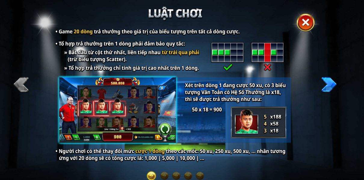 Luật chơi nổ hũ Chiến binh sao vàng tại UK88bet