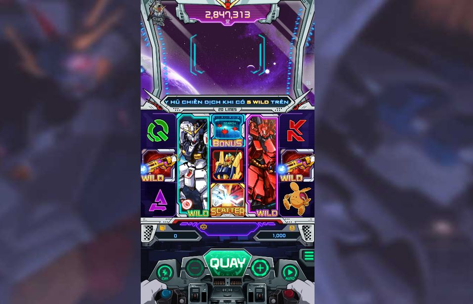 Những tính năng thú vị trong game Gundam của UK88 vip