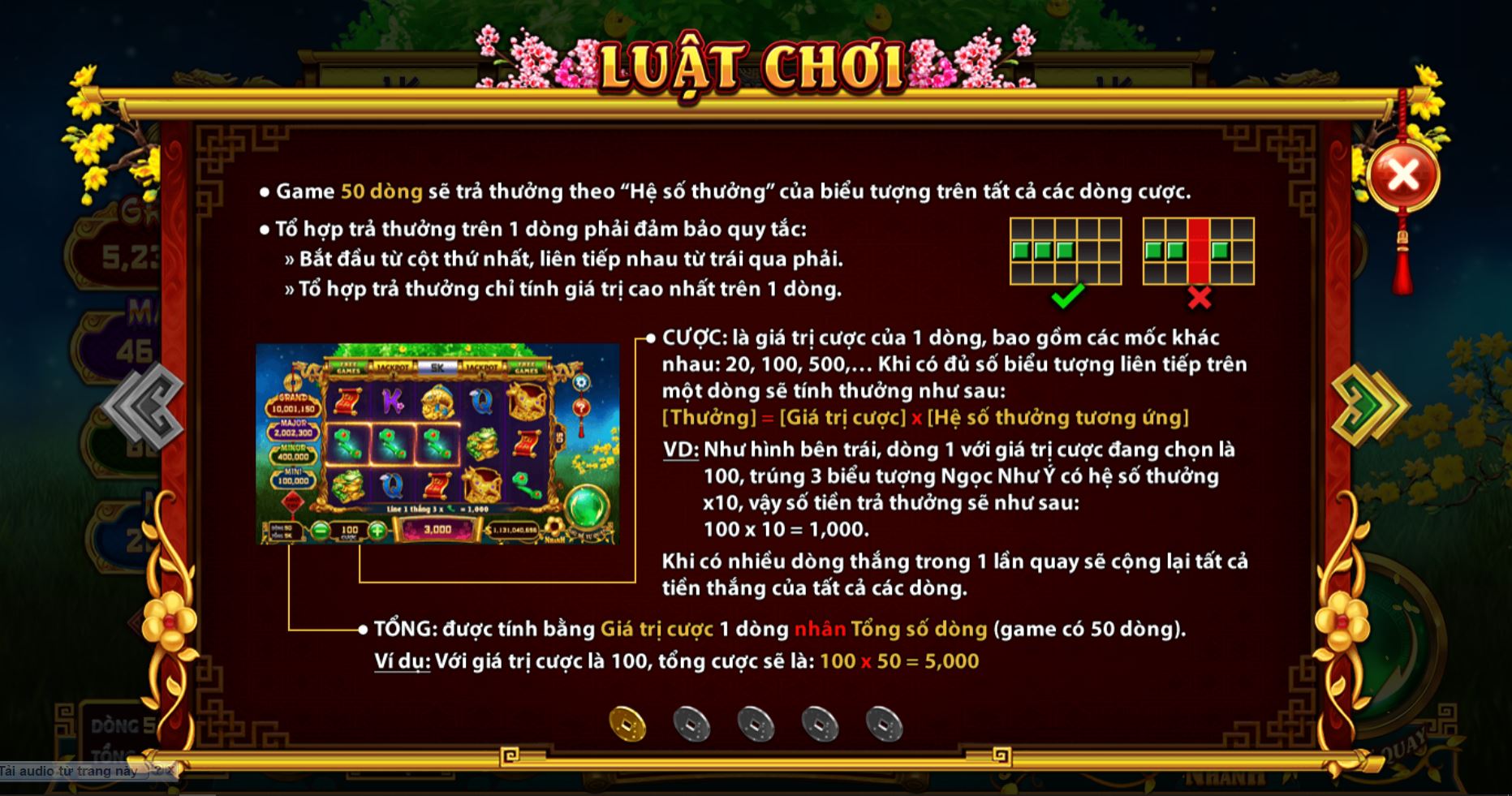luật chơi vô cùng đơn giản