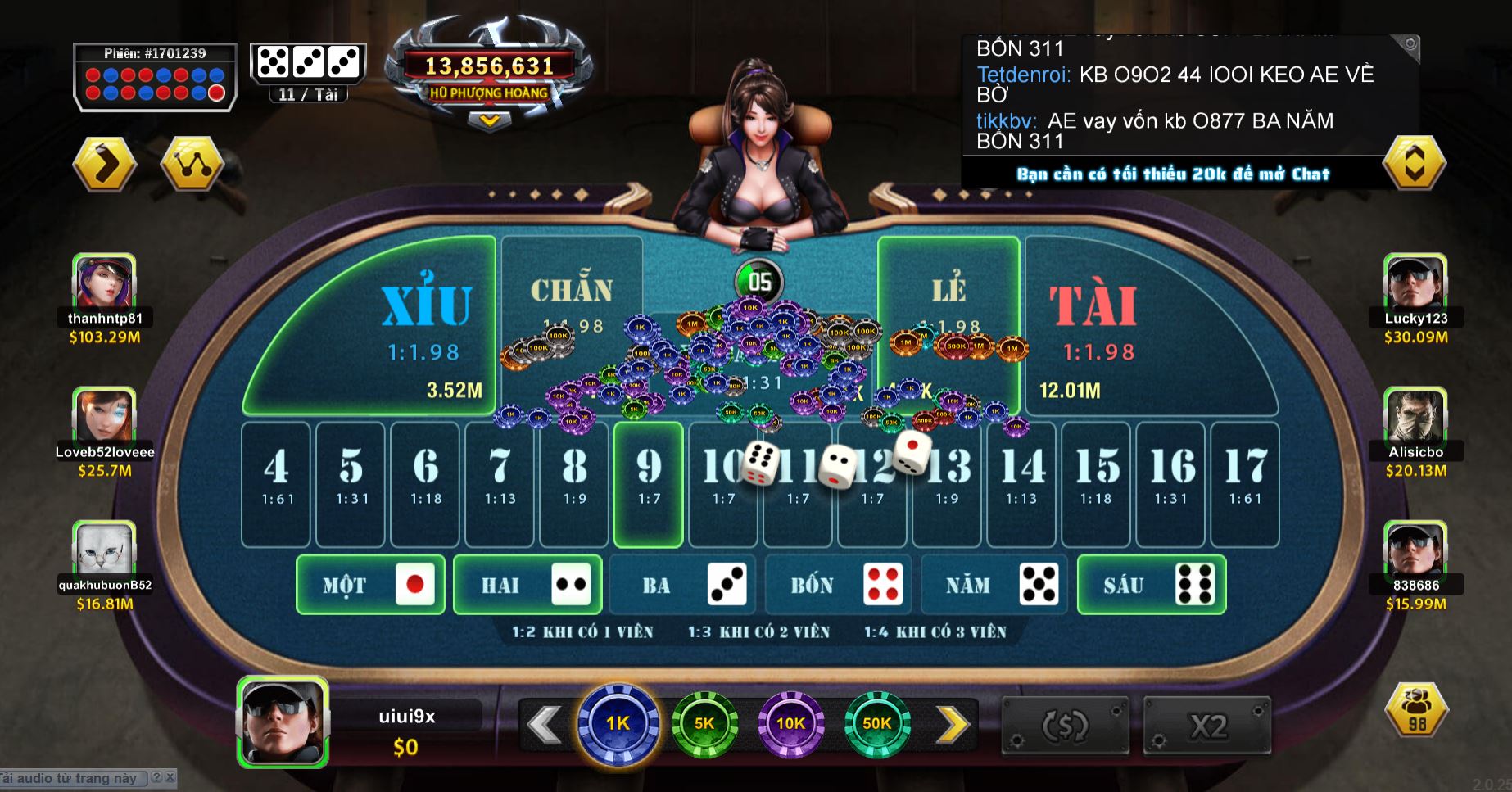 Tựa game được rất nhiều người chơi tham gia