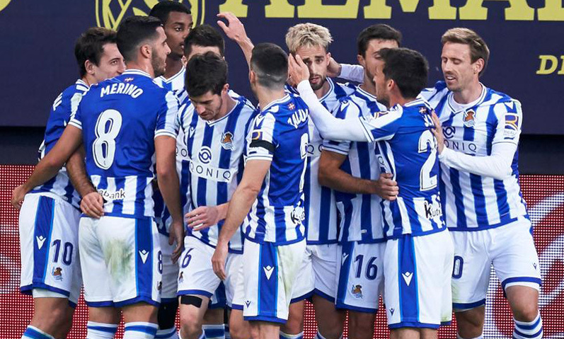 Real Sociedad đang ở Top đầu BXH