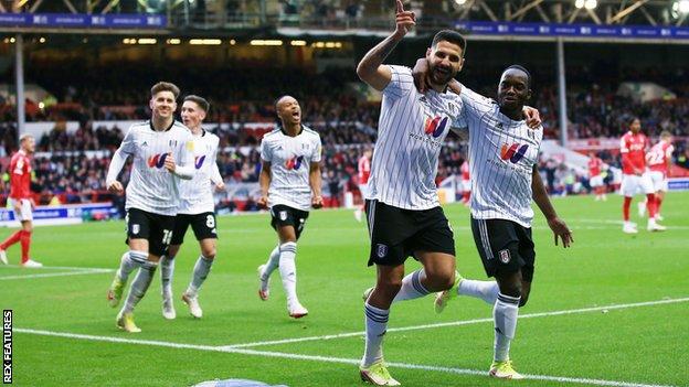 Phong độ của Fulham thời gian qua