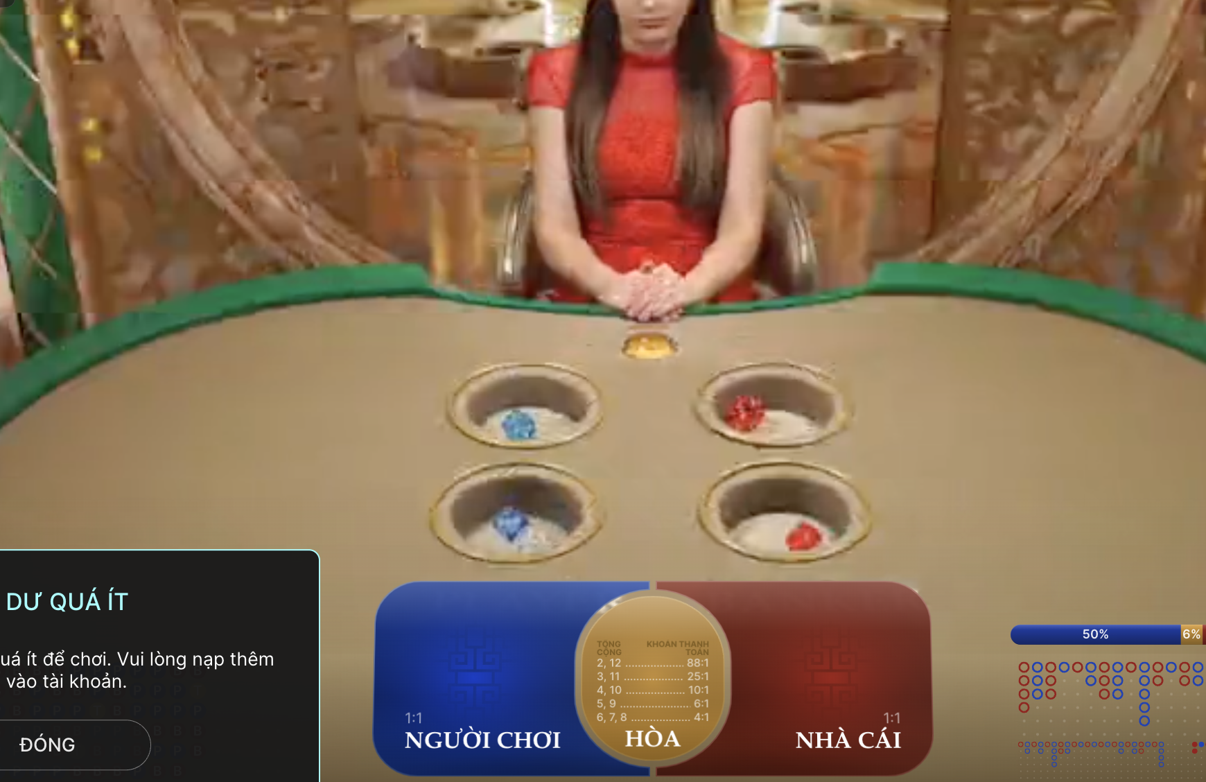 Các game phổ biến tại Live casino UK88 VIP