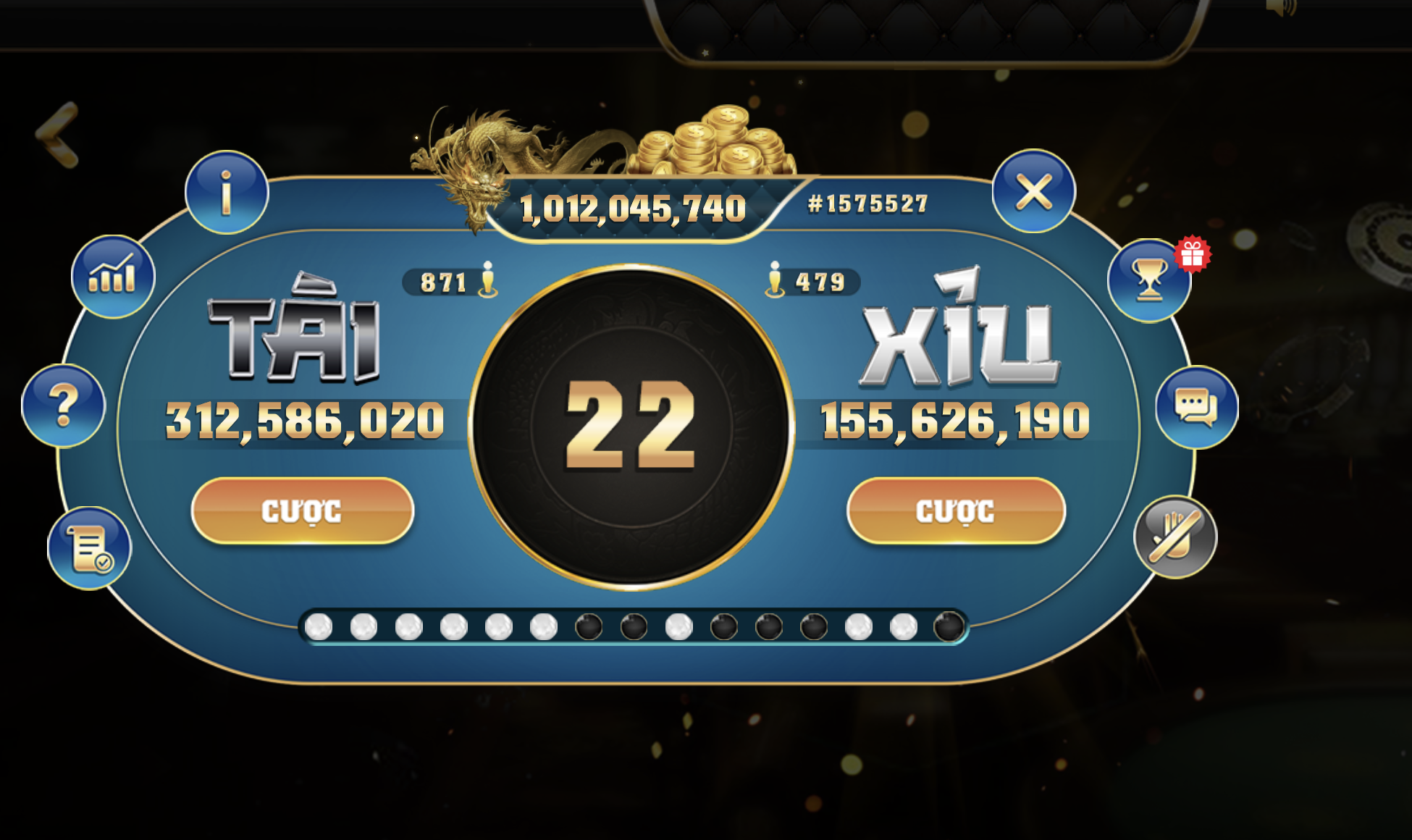 Tài xỉu là dòng game siêu phẩm có 1 0 2 tại nhà cái UK88
