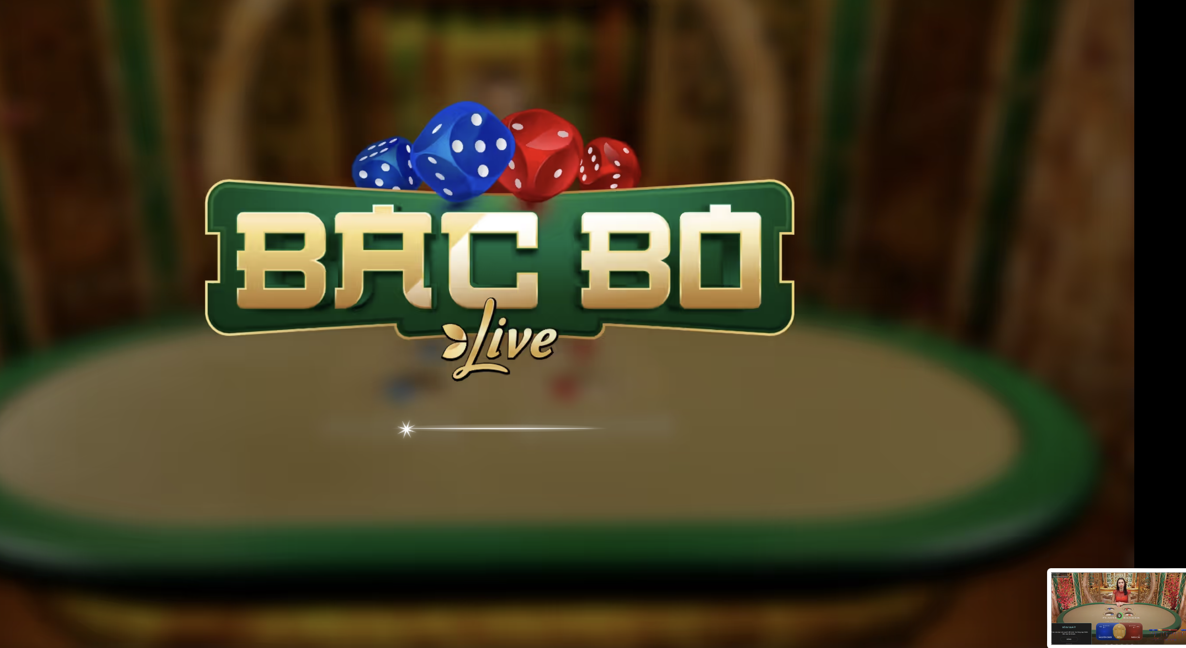 Bac bo là một tựa game đỏ đen, may rủi