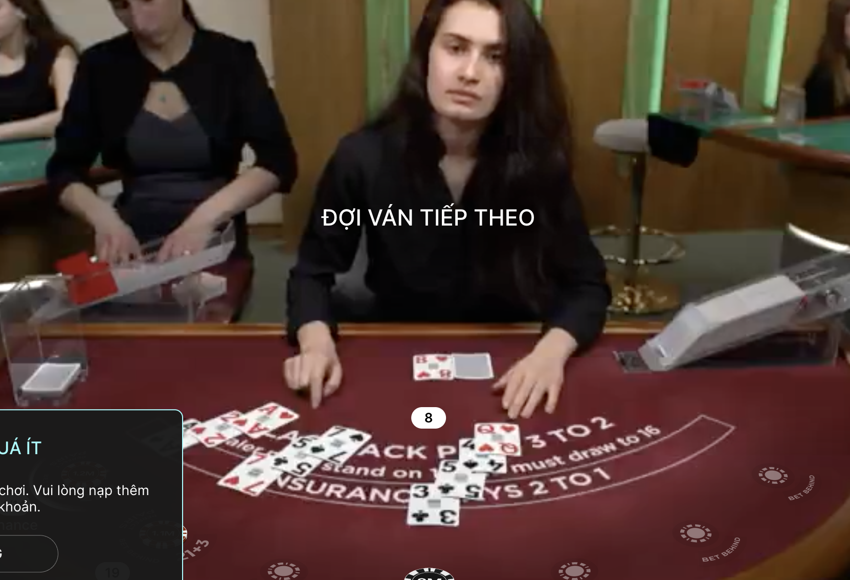 Cách tổ chức bàn chơi Blackjack tại nhà cái UK88