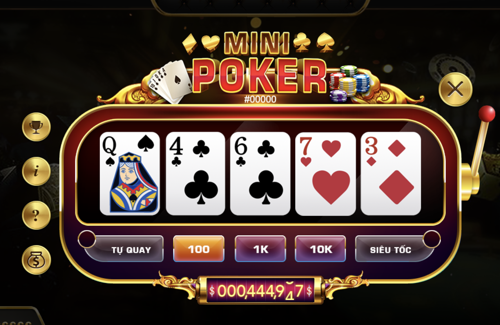 Kinh nghiệm chơi Mini Poker đơn giản tại UK88