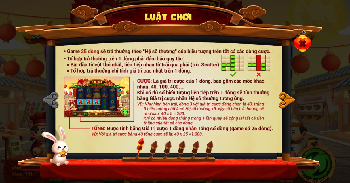 Luật chơi slot game Phá cỗ đèn rồng UK88 vip