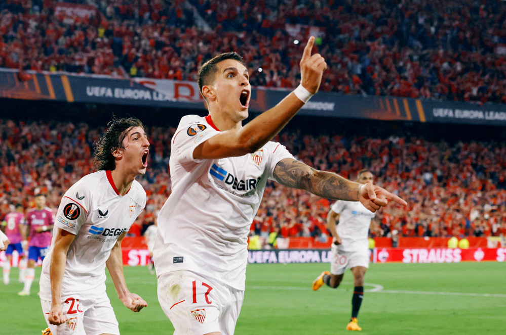 Phong độ thời gian qua của Sevilla